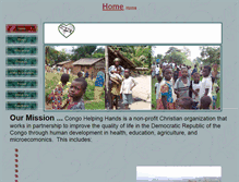Tablet Screenshot of congohelpinghands.org